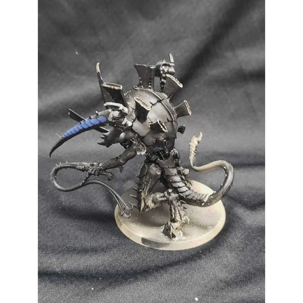Warhammer 40k Tyranids Hive Tyrant w Whip & Sword Assembled Metal Plastic HT1 - Picture 4 of 7